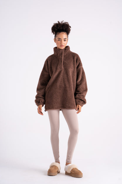 Cloud Zip Up Sweater
