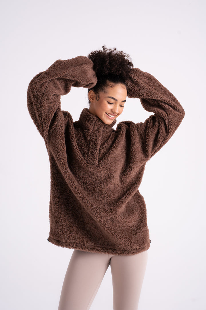 Cloud Zip Up Sweater