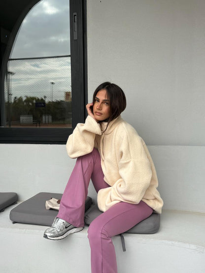 Cloud Zip Up Sweater