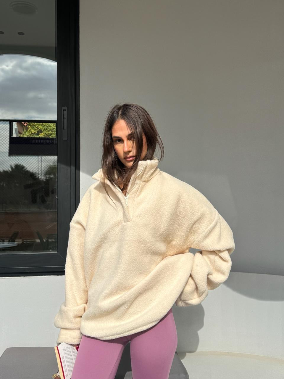 Cloud Zip Up Sweater