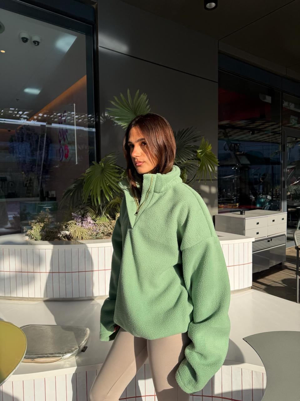 Cloud Zip Up Sweater