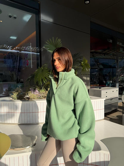 Cloud Zip Up Sweater