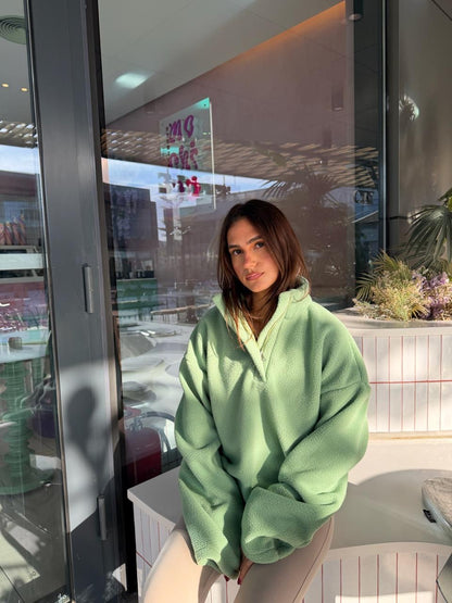 Cloud Zip Up Sweater