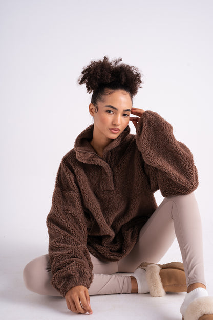 Cloud Zip Up Sweater